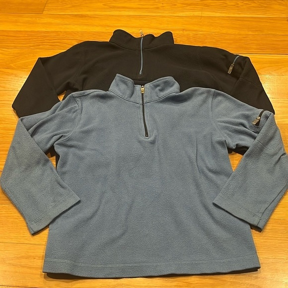 L.L.Bean 2 boys fleece 1/4 zip up pull over size large 6X/7. - Picture 1 of 9